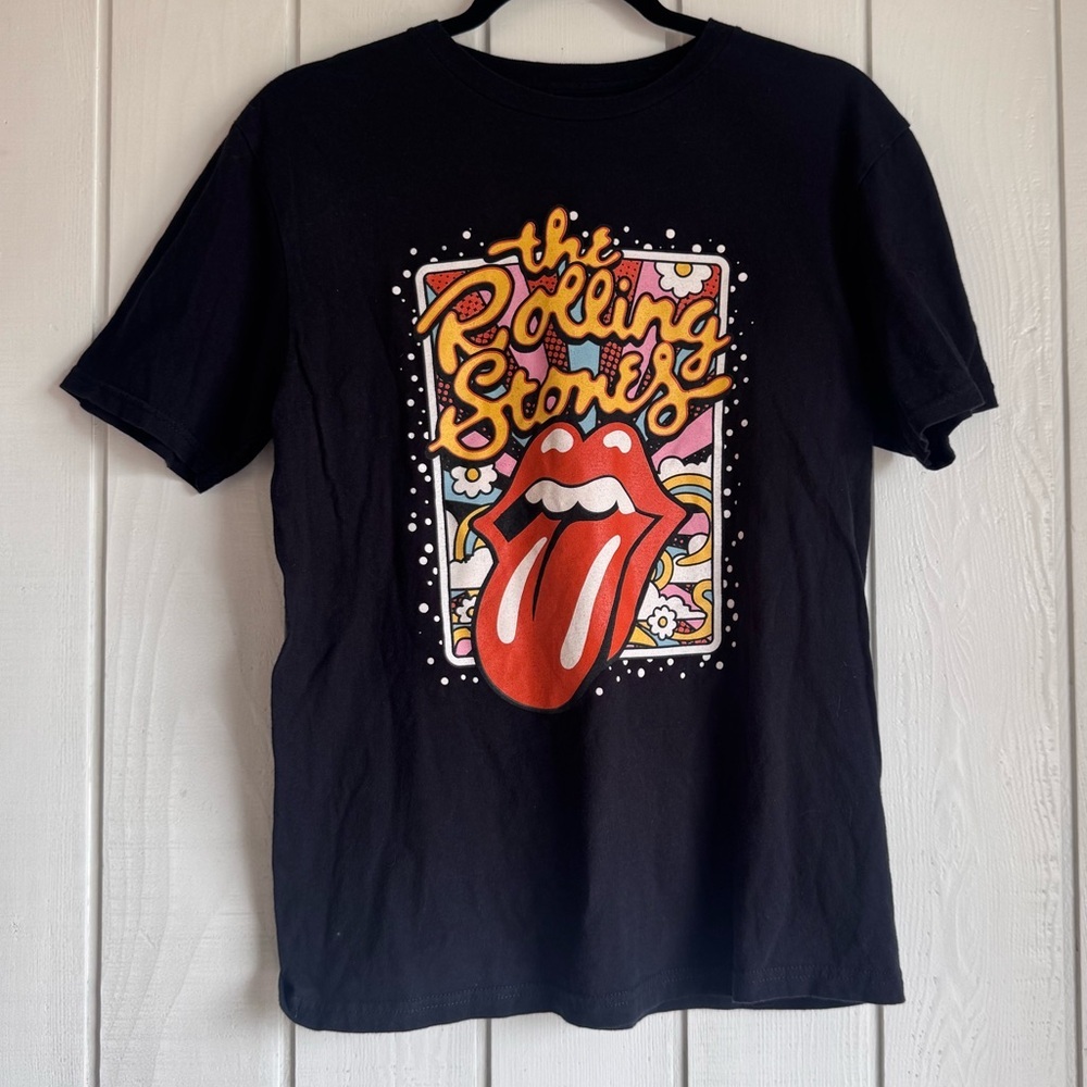 The Rolling Stones Black Graphic Tee